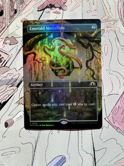 (Showcase) (Foil) Emerald Medallion | Modern Horizons 3 #345 | Magic MTG Card - Image 1