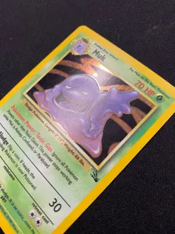 Pokemon TCG Muk Holo Rare Card 13/62 Fossil 1999 - Image 2