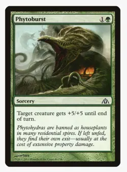 Phytoburst | Dragon's Maze (DGM) | MTG Magic Card | Sorcery +5/+5 | LP - Image 1