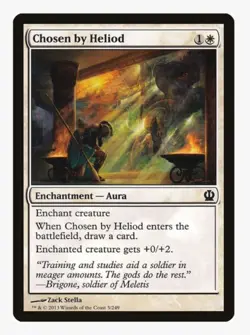 Chosen by Heliod | Theros (THS) | MTG Magic Card | Enchant Creature | LP - Image 1