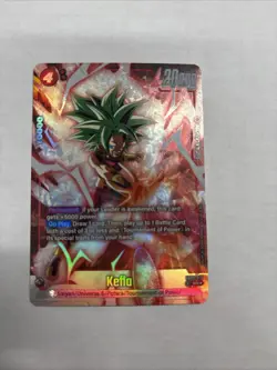 Kefla SR FB02-013 Secret Rare Alternate Art Dragon Ball Fusion World Card Eng - Image 1