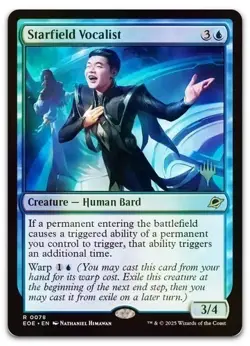 Starfield Vocalist #78 (Foil) (NM) Edge of Eternities EOE Magic MTG - Image 1