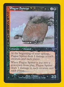 MTG PLAGUE SPITTER (Foil) Invasion (OldManMTG 011-761) - Image 1