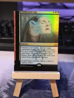 🎉 NFC - Unmoored Ego - Foil MTG Miscut Error - Non-factory Cut - Image 1