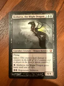 MTG Skithiryx, the Blight Dragon 79/259 Scars of Mirrodin LP Regular - Image 1