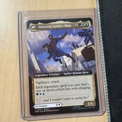 1x Peter Parker Amazing Spider-man Magic Gathering Marvel NYCC 2025 Promo DFC - Image 1