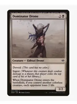 ​Dominator Drone | MTG DDP | EDH Commander Eldrazi Devoid Ingest Drain | LP - Image 1