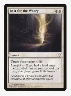 Rest for the Weary | WWK | Pauper Modern Staple | MTG Lifegain Landfall Burn |LP - Image 1