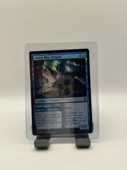 MTG, Young Blue Dragon FOIL $3 ORDER MIN 106 Battle for Baldur's Gate Foil - Image 1