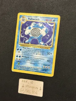Pokemon 1999 WOTC Base Set - Poliwrath - 13/102 - Holo Rare - MP-HP - Image 4