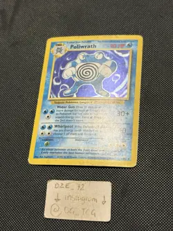 Pokemon 1999 WOTC Base Set - Poliwrath - 13/102 - Holo Rare - MP-HP - Image 5