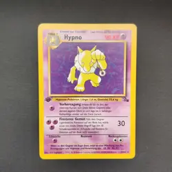 Pokemon TCG Karte Hypno| 1. Edition | Non-Holo | 23/62 Fossil 1999 | Deutsch NM - Image 2