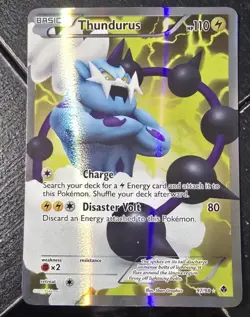 Thundurus EX - 97/98 - Pokemon Emerging Powers Black & White Ultra Rare - Image 1