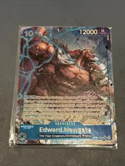 Edward Newgate OP08-043 Parallel Alt Art SR Two Legends One Piece NM English - Image 1