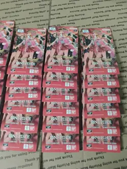 One Piece EB-03 Heroines Edition Sleeved Booster Pack Lot of 24 Booster Box Qty - Image 2
