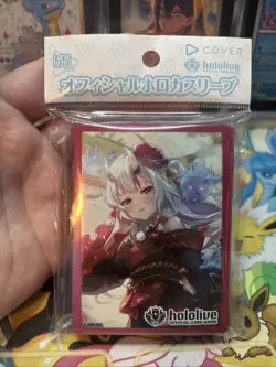 Hololive Official Card Game Vol.27 Nakiri Ayame sleeves 55 ct new sealed - Image 1