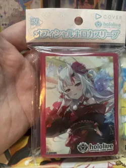 Hololive Official Card Game Vol.27 Nakiri Ayame sleeves 55 ct new sealed - Image 4
