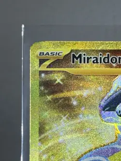 Pokemon TCG Miraidon EX 253/198 Scarlet & Violet Base Set Hyper Rare Card Gold - Image 2