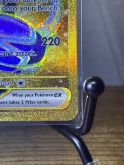 Pokemon TCG Miraidon EX 253/198 Scarlet & Violet Base Set Hyper Rare Card Gold - Image 5