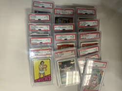 Lot (20) Awesome Batch of PSA Slabbed Cards Vintage cards Baseball Basketball - Image 1