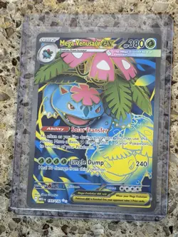 Mega Venusaur EX 155/132 Mega Evolution Full Art Card NM/M Condition - Image 1
