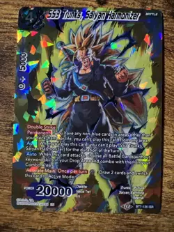 SS3 Trunks Saiyan Harmonizer BT7-126 ISR Foil Dragon Ball Super Card Game | NM - Image 1