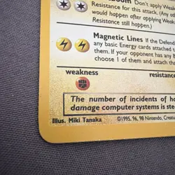 Pokemon Dark Magneton TCG Holo Rare Card 11/82 - Image 2