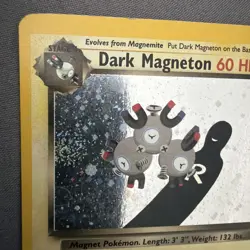 Pokemon Dark Magneton TCG Holo Rare Card 11/82 - Image 4
