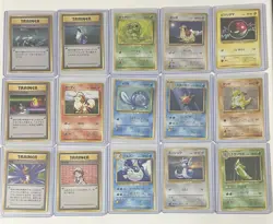 Pokemon Japanese Base Set 15 Card Lot LP - Image 1