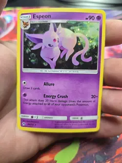 Pokemon TCG Espeon Card 89/214 LP - Image 1