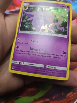 Pokemon TCG Espeon Card 89/214 LP - Image 4
