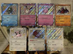 Pokemon Paldean Fates Baby Shiny Lot of 7 Cards English Holo - Pack Fresh NM 🔥 - Image 1