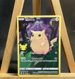 Pikachu - 005/025 - Pokemon Celebrations Sword & Shield Card NM (NO OFFERS) - Image 1