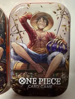 One Piece Card Game Mini-Tin Pack Set Vol.2 New Sealed Luffy Tin - Image 1