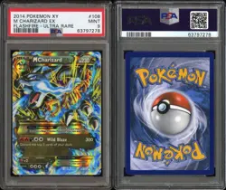 M Charizard EX 108/106 PSA 9 XY Flashfire Secret Rare Card Ultra Rare Holo - Image 3