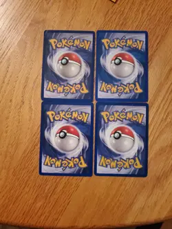 4 CARD LOT POKEMON NON HOLO BASE TRAINERS LP - Image 3