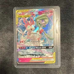Pokemon Gardevoir & Sylveon GX TAG TEAM Ultra Rare Card Unbroken Bonds 130/214 - Image 1