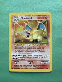 Pokemon TCG Charizard Base Set 2 Holo Unlimited Rare Card 4/130 - Image 2