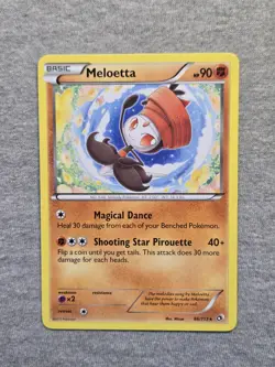 Meloetta 86/113 Legendary Treasures Rare Pokemon Card - Image 1