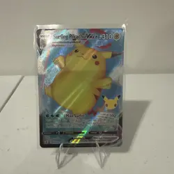 Surfing Pikachu VMAX 9/25 Celebrations Ultra Rare Holo Pokemon TCG Card NM - Image 1
