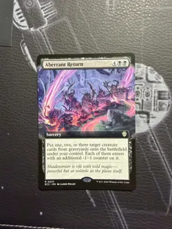 Aberrant Return Commander: Lorwyn Eclipsed Extended Art Rare - Image 1