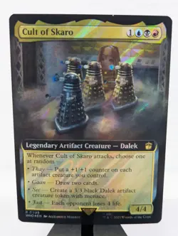 Mint/Near-Mint, English - 1 x MTG Cult of Skaro - Surge Foil - Extended Art - Image 1