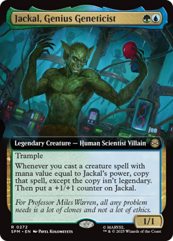 Jackal, Genius Geneticist (FOIL) x1 - MTG Marvel's Spider-Man SPM #272 - Image 1