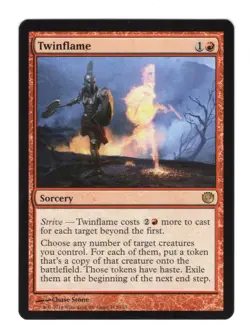 MTG Twinflame Journey Into Nyx Regular English Near Mint NM - Image 1