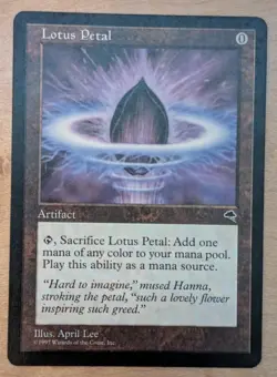 MTG - Lotus Petal - TMP (NM+) - Image 1