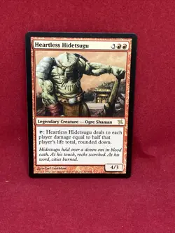 MTG Betrayers of Kamigawa 1x Heartless Hidetsugu Played - Image 1