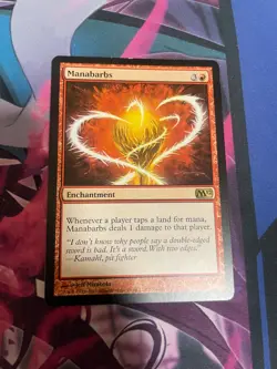 MTG - MANABARBS - RARE - M12 - LP - Image 1