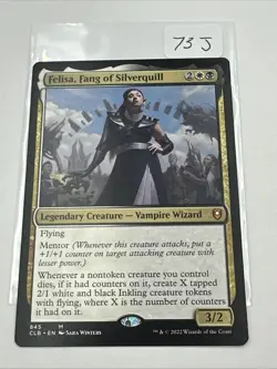 MTG CMR: Battle for Baldur's CLB Felisa, Fang of Silverquill MINT - Image 2