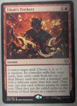 Magic The Gathering Tibalt's Trickery Kaldheim #153 - Image 1