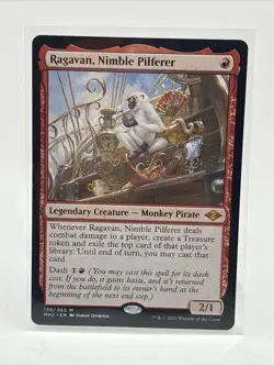 2021 MTG Modern Horizon 2 #138 Ragavan Nimble Pilferer NM - Image 1